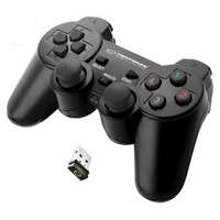 Esperanza Vezeték Nélküli Gamer Kontroller Esperanza Gladiator GX600 USB 2.0 Fehér Fekete PC PlayStation 3