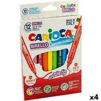 Carioca Marker tollkészlet Carioca Birello 12 Darabok Többszínű Dupla végű (12 Darabok) (4 egység)