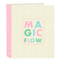 Glow Lab Gyűrűs iratgyűjtő Glow Lab Magic flow Bézs szín A4 (27 x 33 x 6 cm)