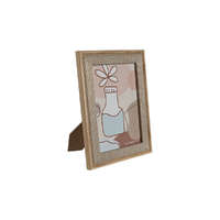 Home ESPRIT Fényképkeret Home ESPRIT Természetes Alumínium Fa MDF Scandi 16 x 1,2 x 21,1 cm