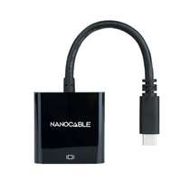 NANOCABLE USB C–HDMI Adapter NANOCABLE 10.16.4102-BK Fekete 4K Ultra HD