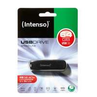 INTENSO USB Memória INTENSO 3533490 USB 3.0 64 GB Fekete 64 GB