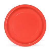 Algon Ételek halmaza Algon Préselt Papír Eldobható Piros 10 egység 20 x 20 x 1,5 cm