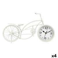 Gift Decor настолен часовник Kerékpár Fehér Fém 42 x 24 x 10 cm (4 egység)