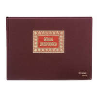 DOHE Levelezési nyilvántartó könyv DOHE 09910 A4 Burgundi 100 Ágynemű