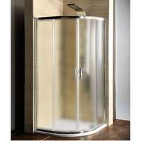 Gelco GELCO SIGMA íves zuhanykabin, dupla eltolható ajtó, TECMI zuhanytálcával, 90x90cm, Brick üveg