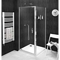 Gelco SIGMA SIMPLY szögletes zuhanykabin, nyíló ajtó+ fix oldalfal 800x700mm, balos/jobbos, transzparent üveg