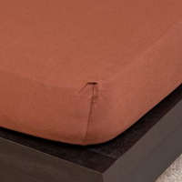 Naturtex Jersey gumis lepedő 140/160x200 cm-es (csokibarna)