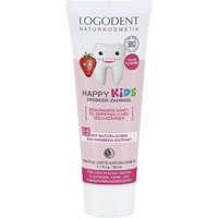 Logona Logona Logodent Happy Kids fluoridmentes gyermek foggél bio eperkivonattal, 50 ml