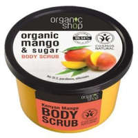 Organic Shop Organic Shop helyreállító testradír mangóval és cukorral, 250 ml