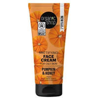 Organic Shop Organic Shop mattító arckrém tökmagolajjal és mézzel, 50 ml