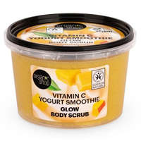 Organic Shop Organic Shop Jogurt Smoothie ragyogást adó testradír C-vitaminnal, 250 ml