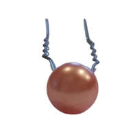 Hair Power Hair Power rózsaszín gyöngy hajtű, 1 db