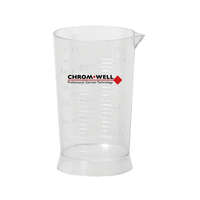 Chromwell Chromwell átlátszó mérőpohár, 100 ml, 52339