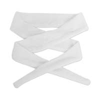 Hair Power Kozmetikai kötős frottír bambusz fejpánt, fehér