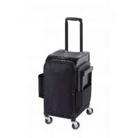 Sibel Sibel kerekes fodrász bőrönd, fekete