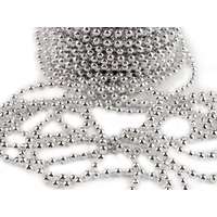 Gyöngy lánc 24 m - Ezüst