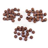 Műanyag gyöngyök ornameterekkel - 20 db/csomag