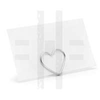  Ültető kártya tartó szív forma - 10 db/csomag