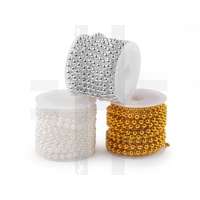 Gyöngy lánc 4 mm - 2,5 méter/csomag