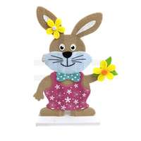 LÁNY NYUSZI FA TALPON - 30 cm