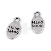 Fém Hand Made medál - 10 db/csomag