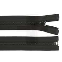 Spiráloscipzár 125/150 cm - Fekete