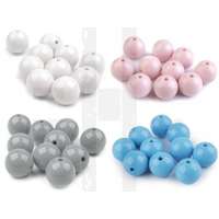 Műanyag gyöngyök - 10 db/csomag