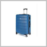  Royalty Line keményfalú bőrönd kék NAGY