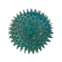  Kiharaphatatlan fogtisztító labda kutyáknak, 7 cm, kék