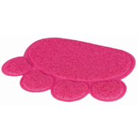  Mancs alakú gumiszőnyeg etetőtál alátét, rózsaszín