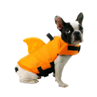 Happy Bulldog Cápauszonyos mentőmellény kutyák számára, narancssárga, XS-es (1-6 kg)