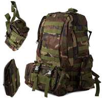  Katonai taktikai hátizsák, sötét terepszínű, 48,5l