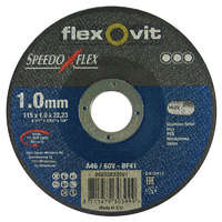 FLEXOVIT Flexovit Speedoflex vágókorong 115x1,0x22,2mm, BF41, fém-inox