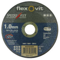 FLEXOVIT Flexovit Speedoflex vágókorong 125x1,0x22,2mm, BF41, fém-inox