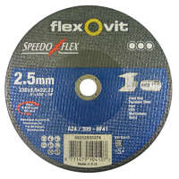 FLEXOVIT Flexovit Speedoflex vágókorong 230x2,5x22,2mm, BF41, fém-inox