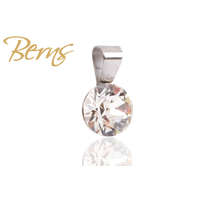 Berns Nemesacél medál kristály színű eredeti európai® kristállyal