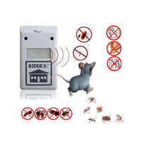  3 darab ultrahangos, konnektorba dugható egérriasztó - hatásos egerek, patkányok, nyestek és rovarok ellen