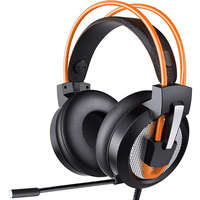 Prolight HellCrack Z11 gaming Narancs Fejhallgató headset
