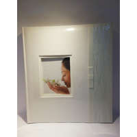  Öntapadós bőrhatású fotóalbum, esküvői, 29x32 cm, 40 oldal