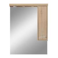 Leziter Nerva 75 cm-es tükrös felsőszekrény, Sonoma tölgy