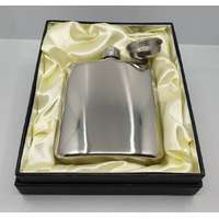 Fém flaska - díszdobozban