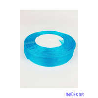 Organza szalag szegett 20mm x 45,72m - Aqua Kék