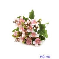 Apró virágos kis selyem csokor 31cm - Cirmos Rózsaszín