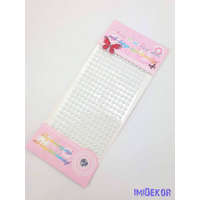 Gyöngy matrica öntapadós - Fehér