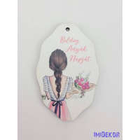 Medalion 7,5 cm - Boldog Anyák Napját