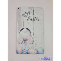 Nyuszis kopogtató alap 17,5x30cm - Happy Easter