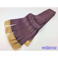 Színes sírcsokor szalag 5cm x 150cm 10db/csomag - Mély Bordó