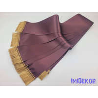 Színes sírcsokor szalag 9cm x 200cm 10db/csomag - Bordó