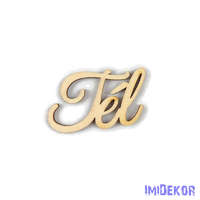 Tél közepes felirat 5db/csomag 5x7,5cm